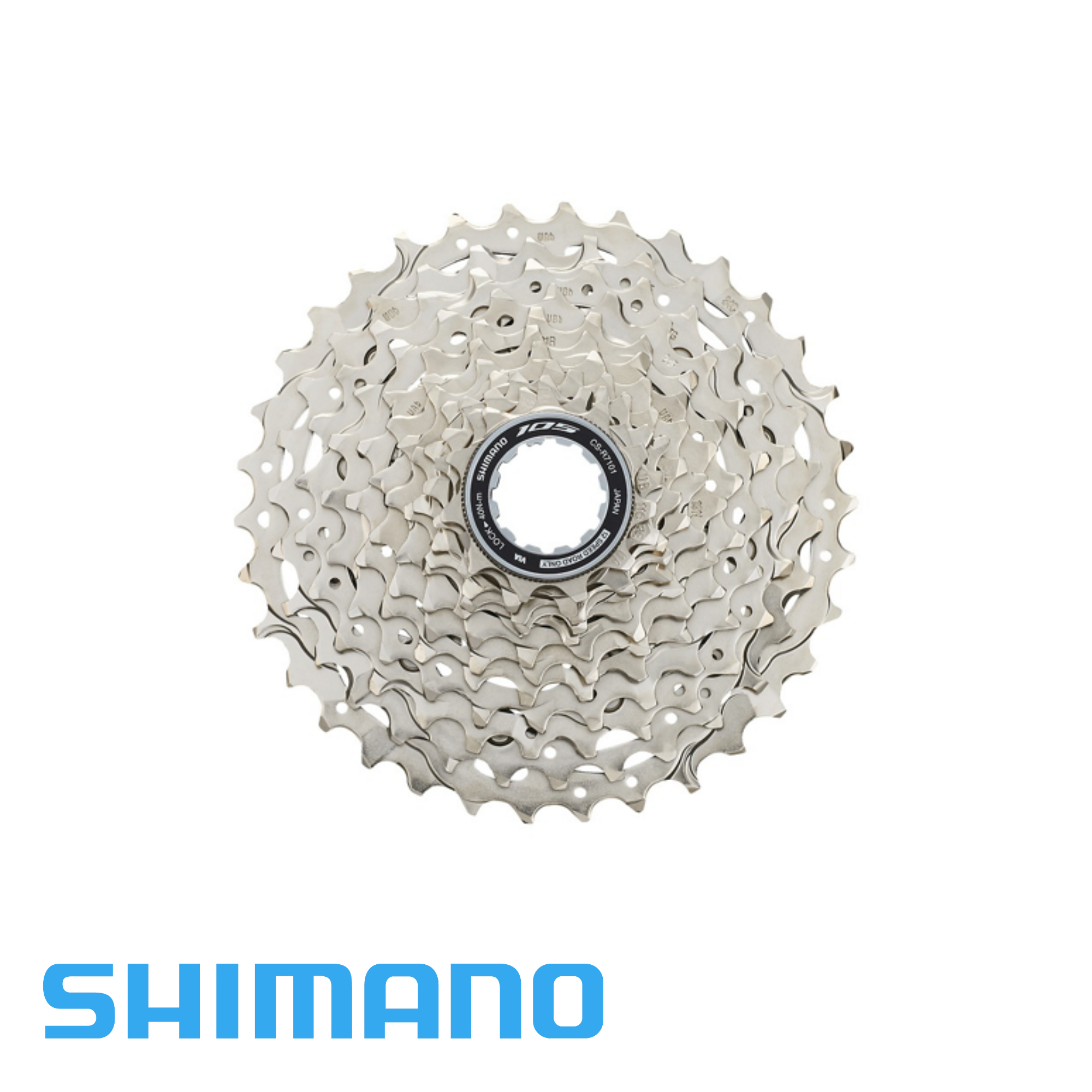 Cassette Shimano 105 CS-R7101-12 Vitesses 11-34T - Neuve (décollage), Compatible Vélo Route/gravel