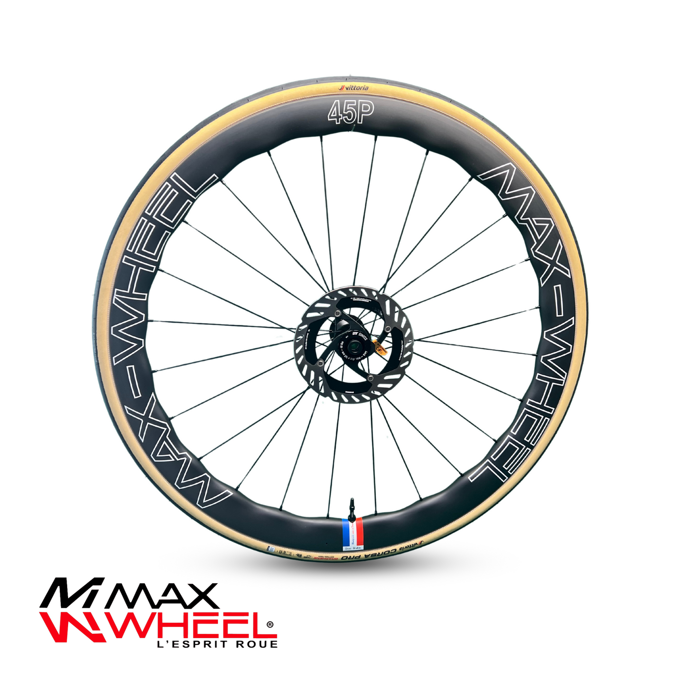 OFFRE PREMIUM : 45 / 68 PNEU CARBON WAVE SHAPE DISC BRAKE  + PNEUS VITTORIA + DISQUES SHIMANO