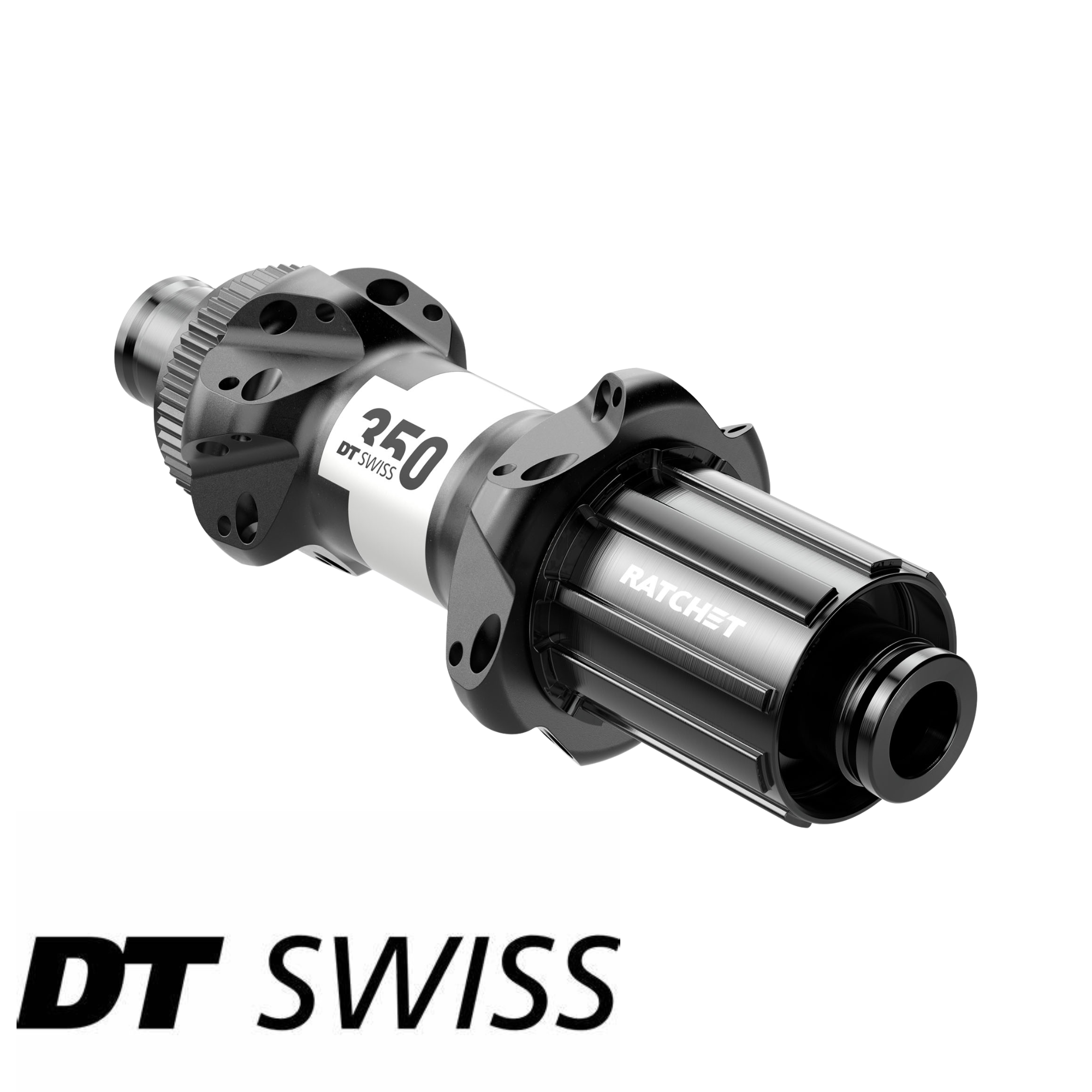 Moyeu Arrière DT Swiss 350 - 12x148 Mm Boost - 32 Trous - Disque Center Lock - Shimano HG