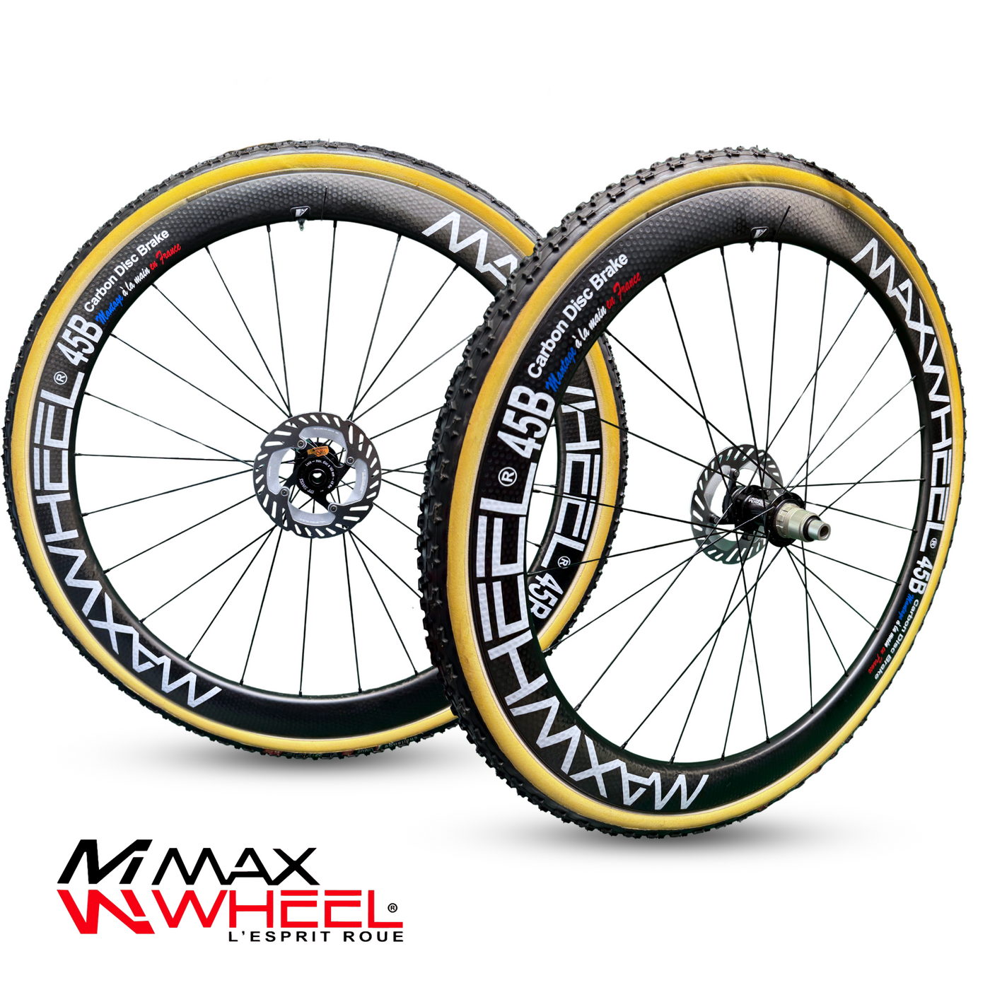 OCCASION : 45 BOYAUX CARBON DIMPLE DISC BRAKE + BOYAUX CHALLENGE + DISQUES SHIMANO